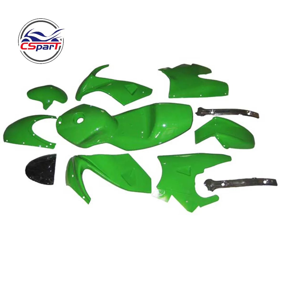 Kit de carenado de plástico, cubierta protectora de placa de guardabarros para Mini Moto, cuerpo de bicicleta de bolsillo, 47CC, 49CC, Mta2, A2