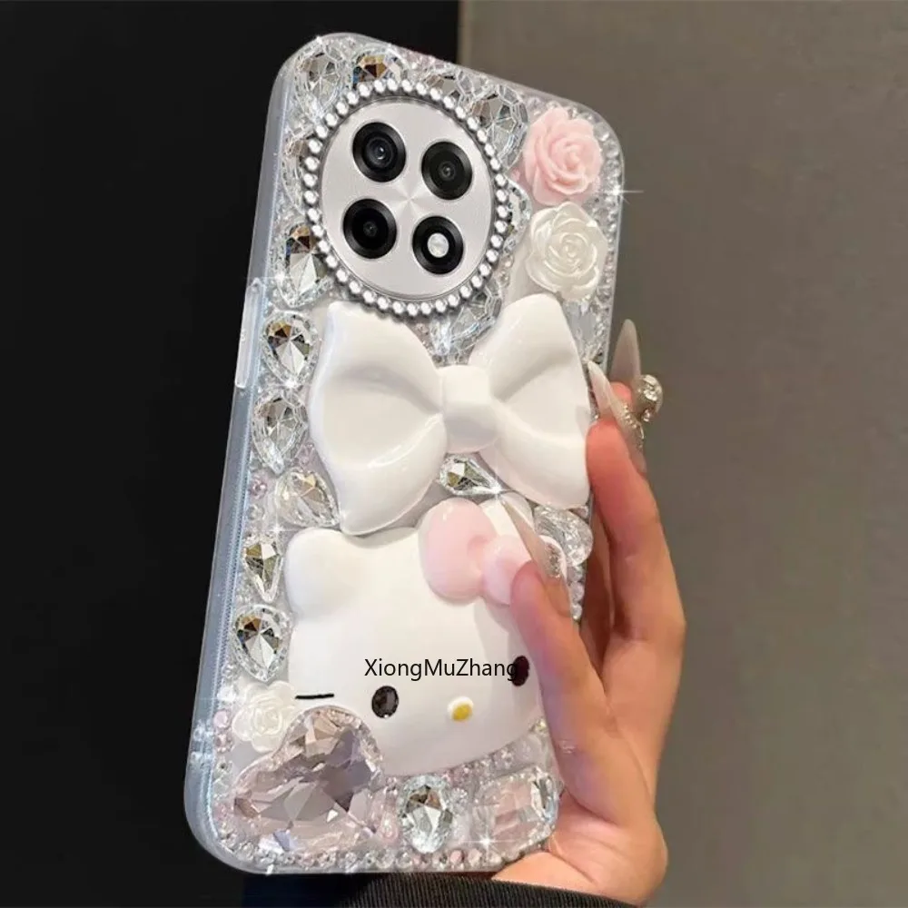 Für OnePlus Ace6 Hello Kitty Kristall-Diamant-Strass-Hülle für One Plus Nord 6 5 4 3 2T N300 N200 N100 N20 N10 CE5 4Lite CE3 2 – Detail 2