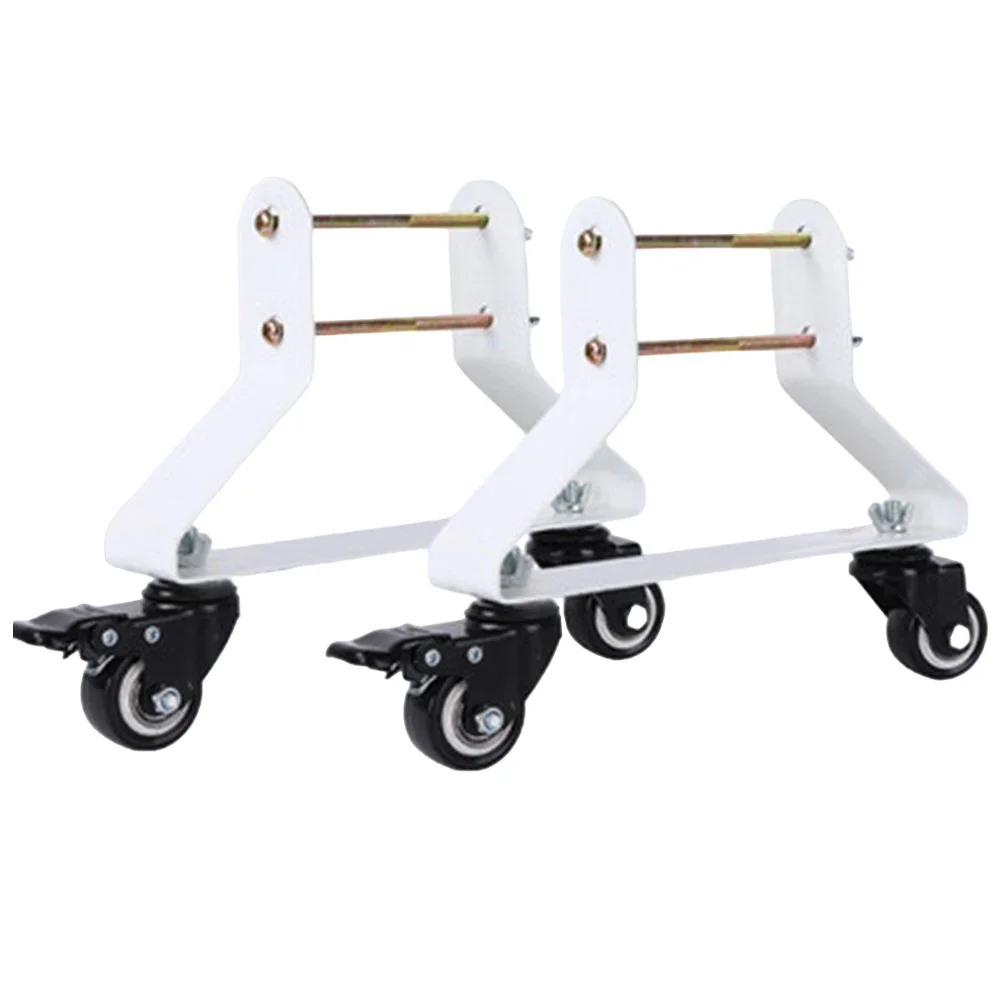 2pcs Casters Stand Radiator Pulley Electric Heater Special Mobile Pulley Bracket Stand Wheel Electric Heating Accessories