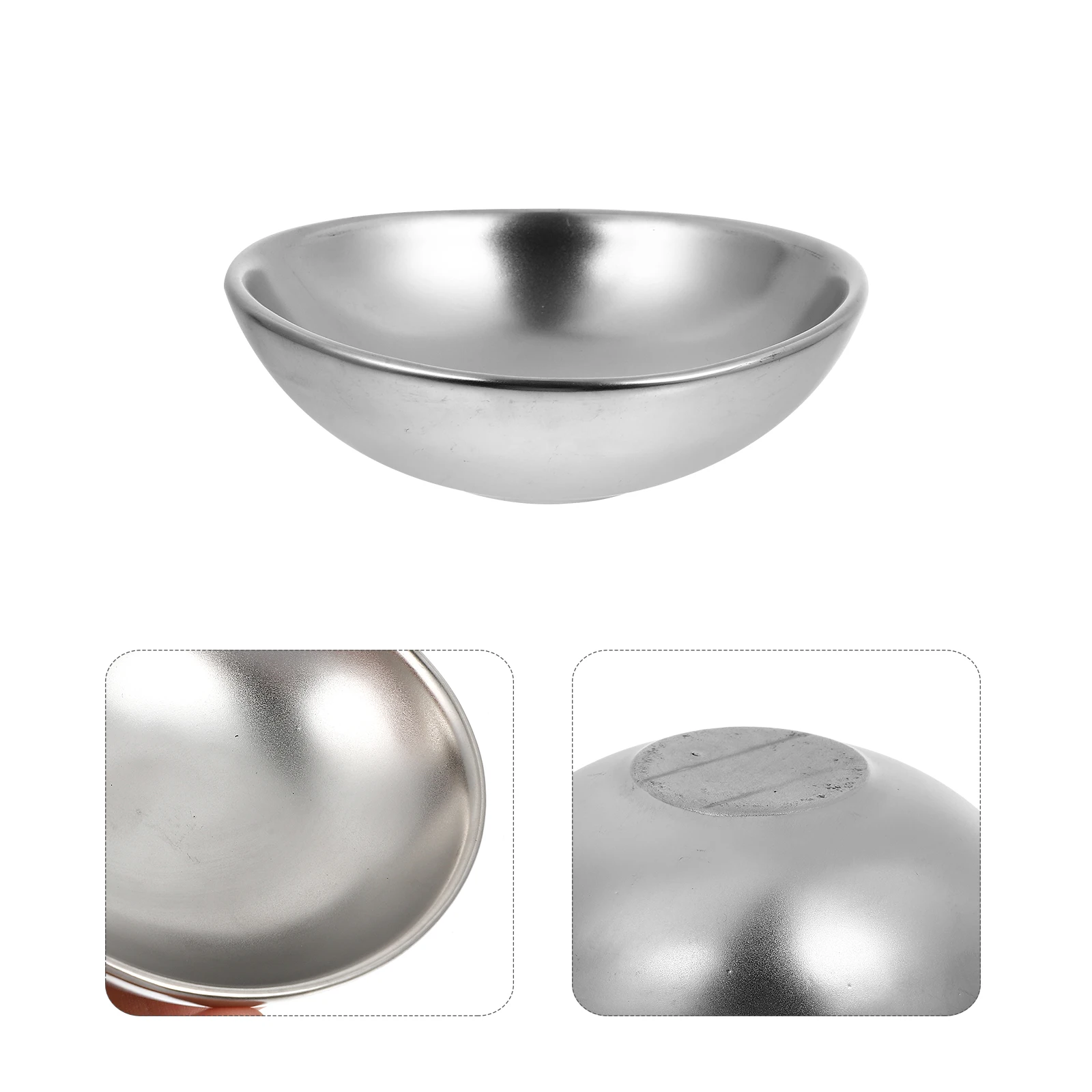 

2Pcs Egg-Shaped Ceramic Dipping Bowls Reasonable Size Lightweight Easy Hold for Kitchen Dining Restaurant Multipurpose Sauce