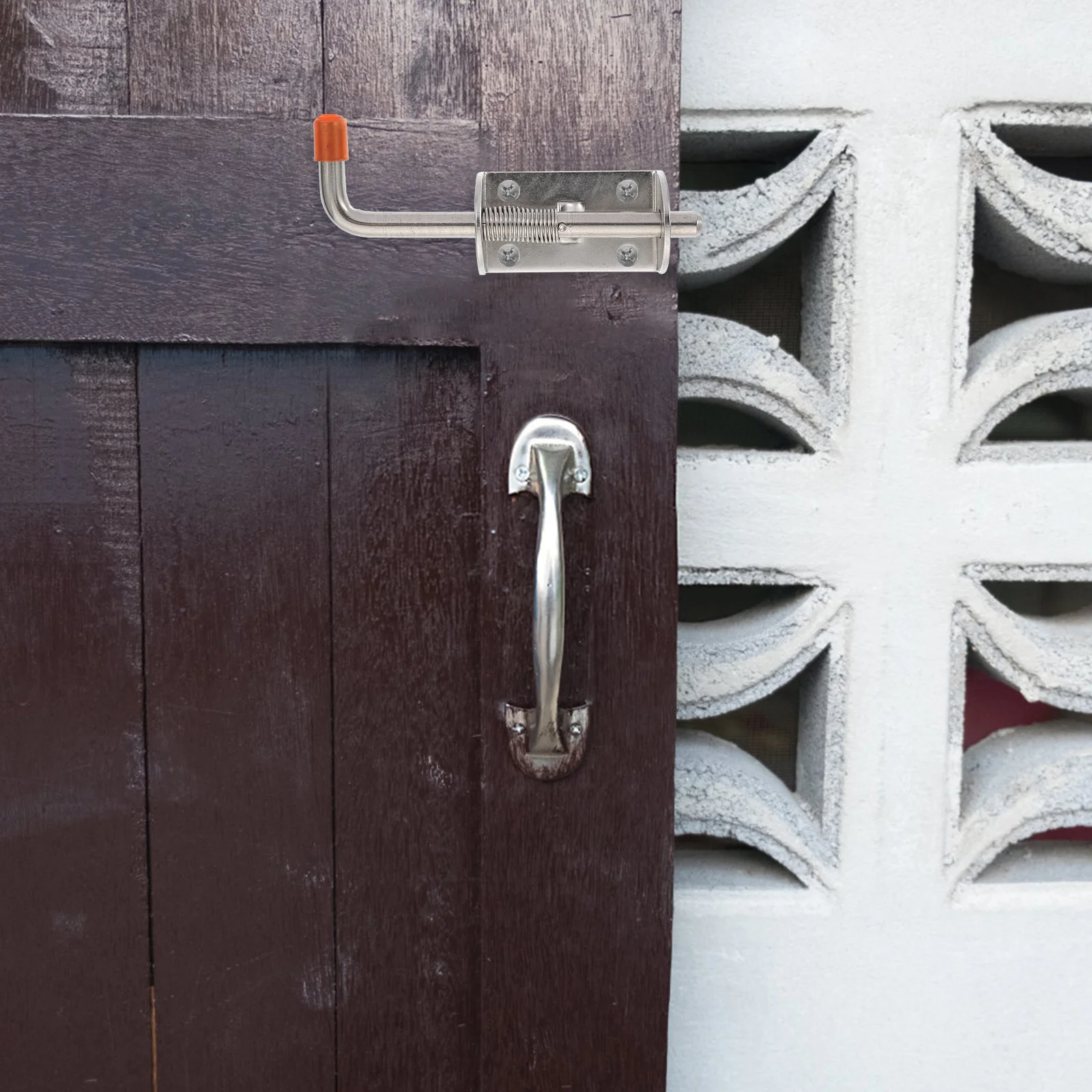 

1pc Heavy Duty Bolt Stainless Steel Anti-Theft Door Bolt Anti-Theft Gate Lock For Courtyard Fence Safety Door Accessory