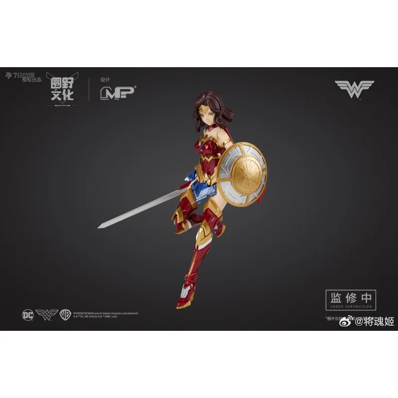 Mech Pig Original Montieren Die Soul Maiden Serie DC Wonder Woman Anime Action Figure Montage Modell Spielzeug Modell Geschenke für Jungen