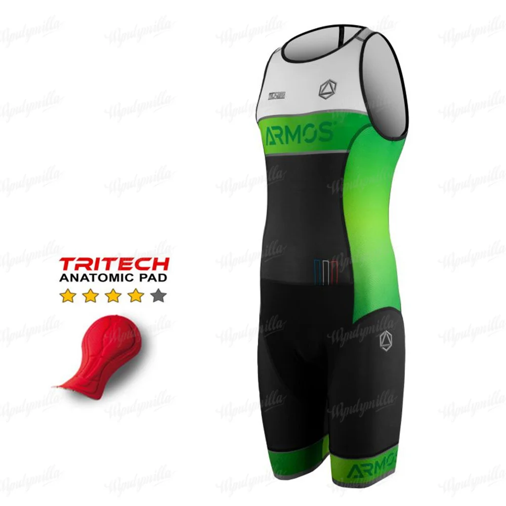 Sila ARMOS TALISMAN Men Running Jumpsuit Triathlete Sprint Cycling Skin Trisuit Swimming Quick Dry Clothing Swimwear Custom