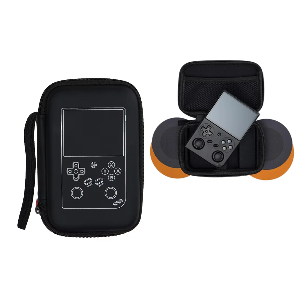

Portable Organizer Bag For ANBERNIC RG 35XX Pro Retro Game Console Shockproof Storage Bag Handheld Game Console Case Carry Bag