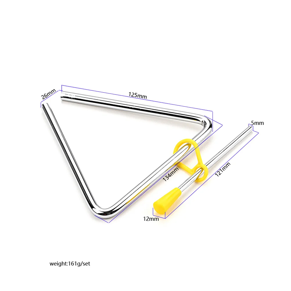 

Triangle Bell Music Learning Toy Children Musical Instrument Bells for Kids Dinner Metal Children's Interactive
