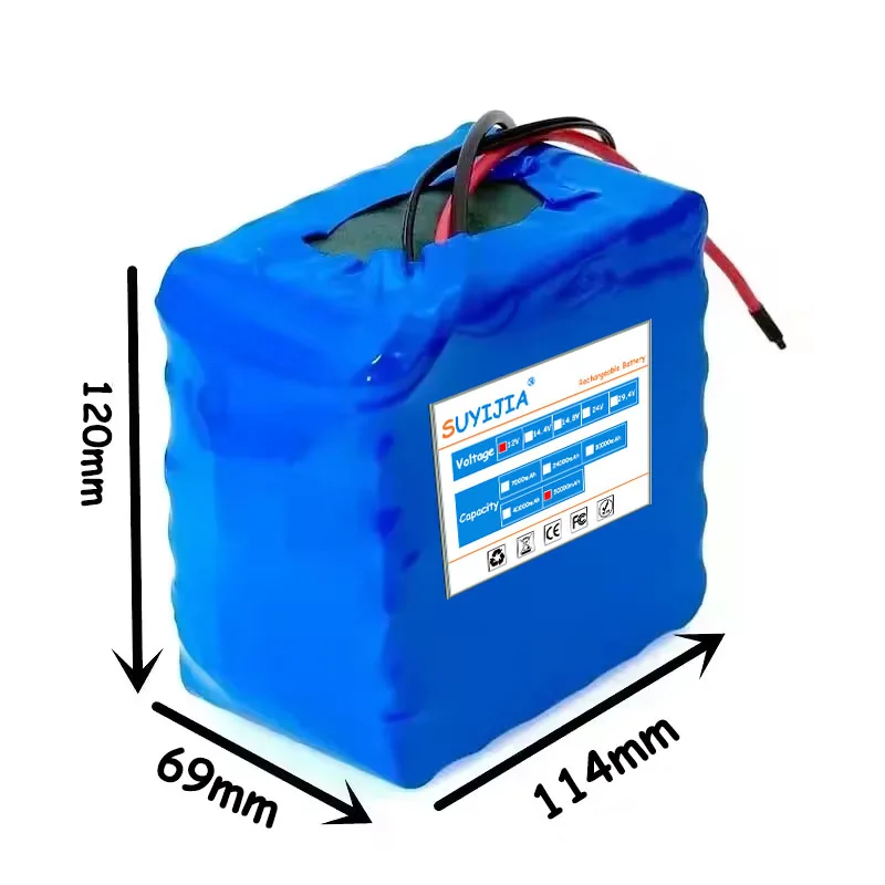 Nouvelle Batterie Li-Ion Rechargeable Portable 3S12P 12V 50Ah, Pour Lampe LED Lumière De Secours Powe Etc + Chargeur 12.6v 3A