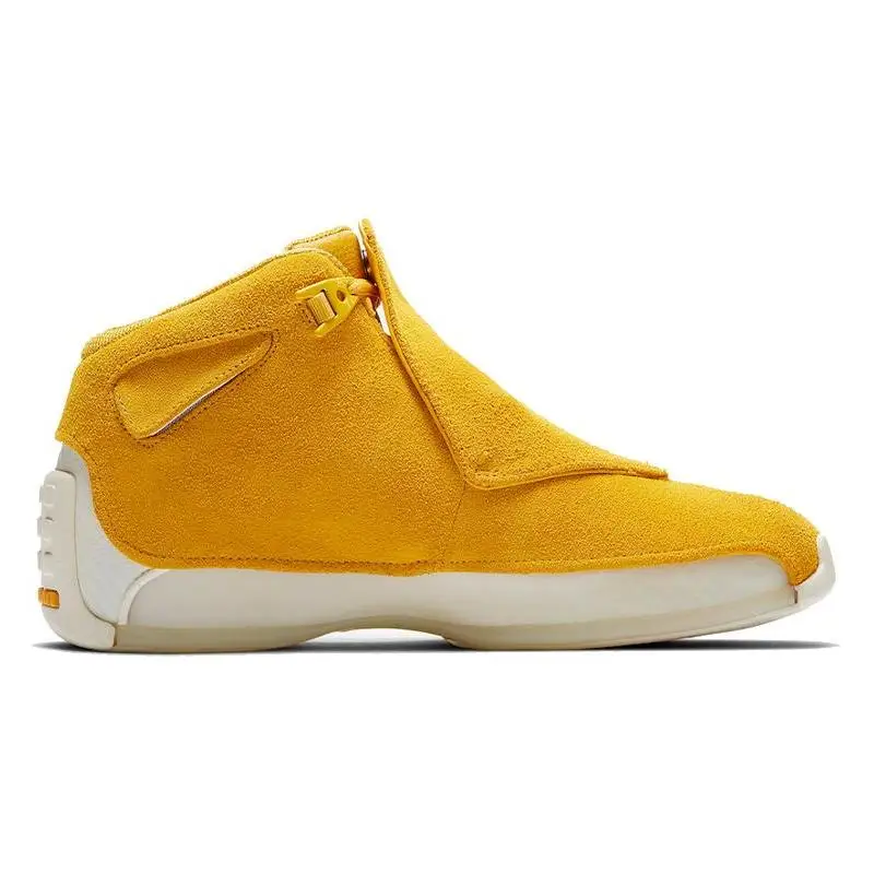 Nike Jordan 18 Retro Yellow Ochre Sneakers shoes AA2494-701