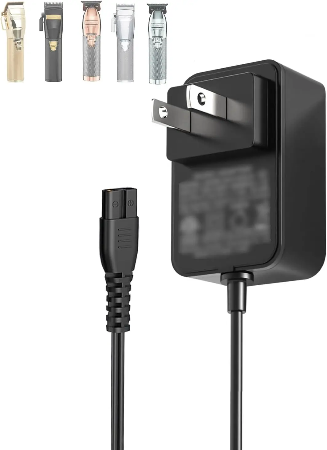 4.5V Charger Cord for BaByliss PRO Clipper & Trimmer FX870 FX788 FX787 FXSSM FX820 FX726 FX825, Power Adapter for BaByliss