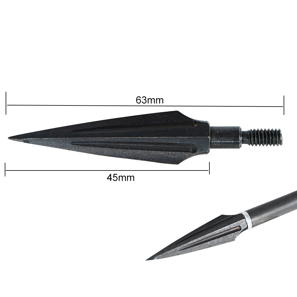 Pointes de flèche Matel pour la chasse au tir à l\'arc, pointe de flèche, arc à poulies, arbalète, 125, 150 grains, 6 pièces, 12 pièces, 24 pièces