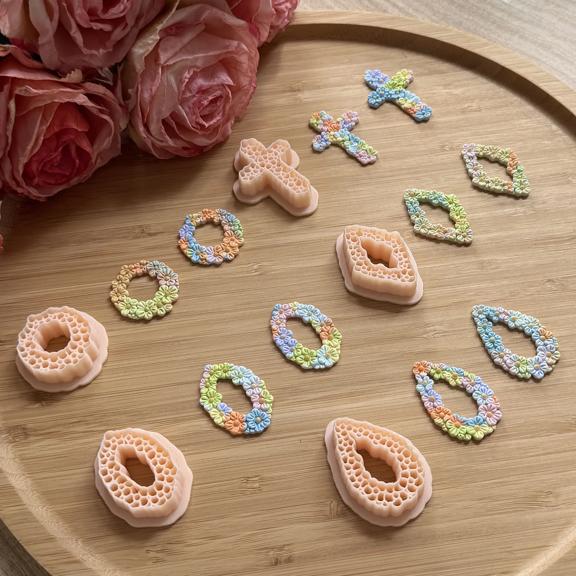 1Pc Water droplet / Circle / D - Diamond Stud Earrings 评论和价格