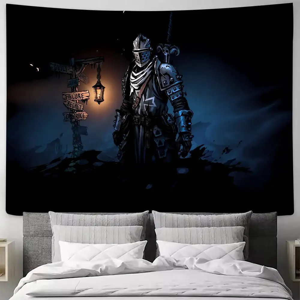 Large Cool Darkest Dungeon Video Gaming Popular Room Decoration Wall Tapestry Art Room Home Decor Wall Art Decor