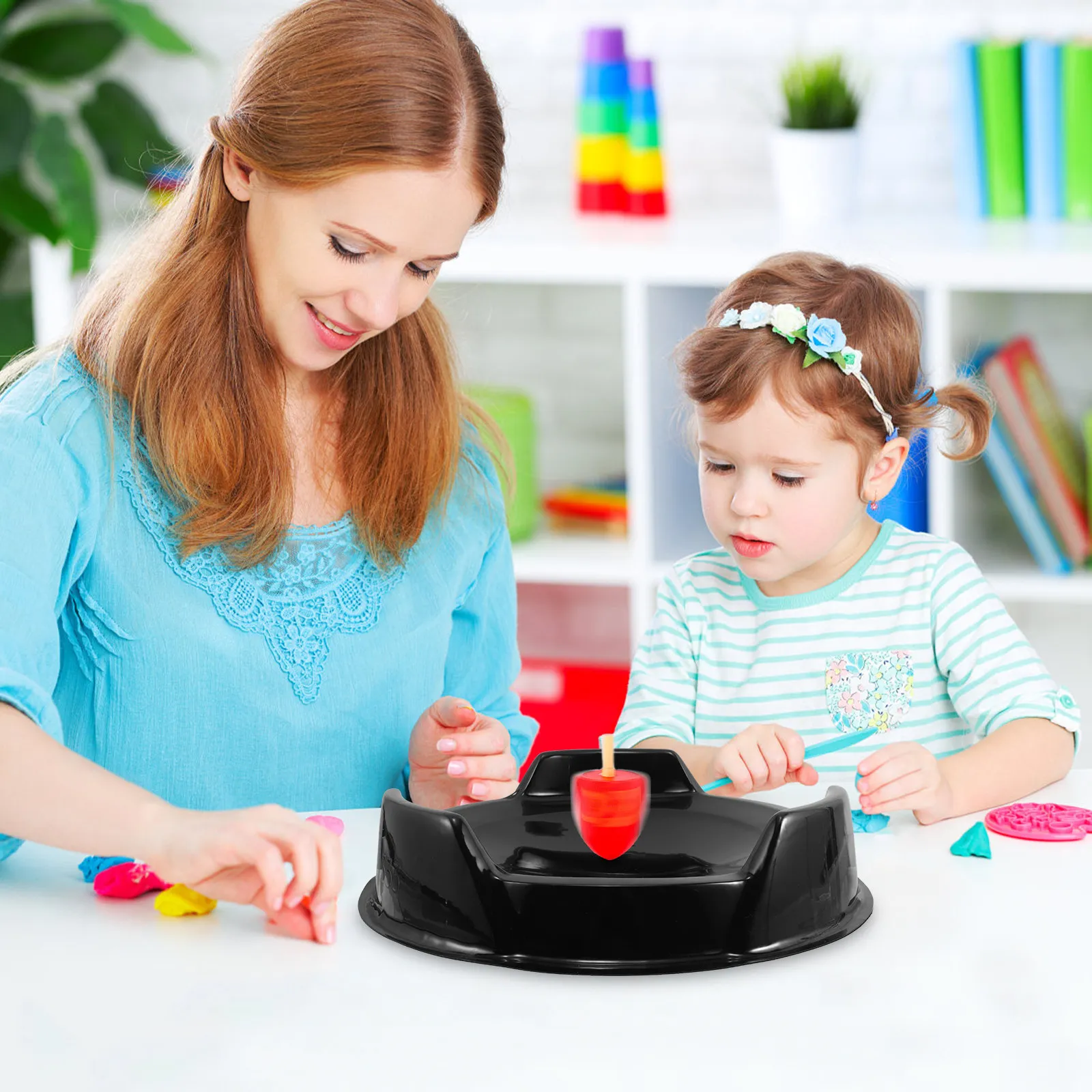 

Пластиковая арена для гироскопических боев: улучшенная стабильность, гладкая поверхность для соревнований, игры на открытом воздухе и в помещении, настольные битвы