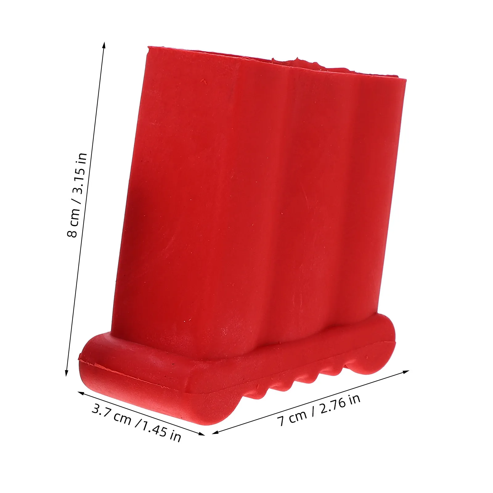 2Pcs Stepladder Feet Cover Red Non-Slip Protective Pad Scratch Protection Noise Reduction Ladder Accessories Ladder Feet Pad