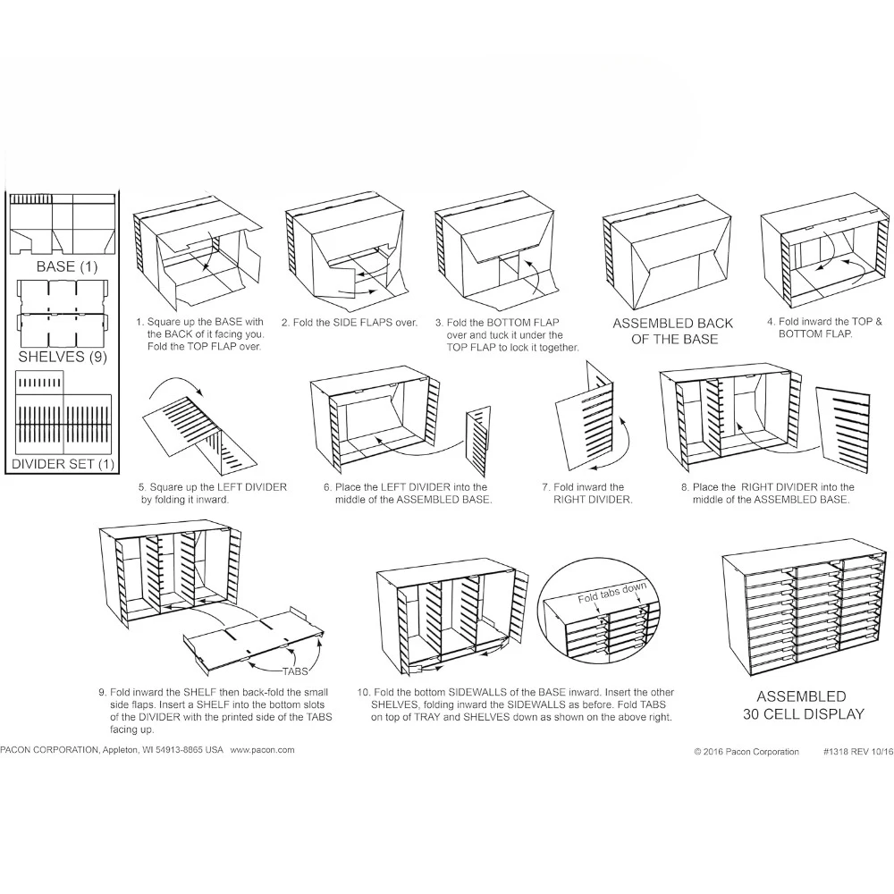 Classroom Keepers 30-Slot Mailbox, Blue