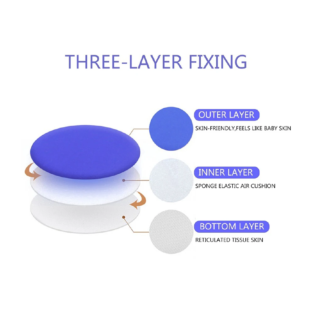 Professional Round Shape Makeup Puff Foundation BB Cream Powder Puff Portable Soft Cosmetic Puff Makeup Tools Random Color