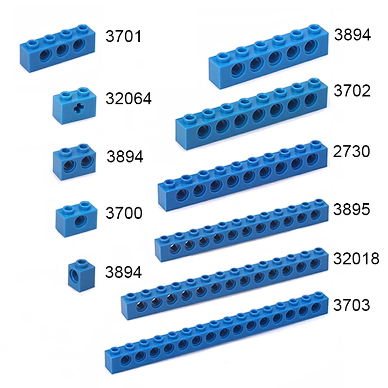 20pcs MOC Technological Bricks DIY Parts MOC Technical Building Block Building Block Suitable For All Brands Small Particles Toy