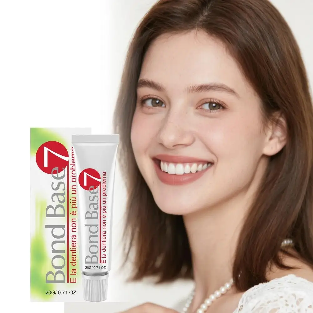 Denture Adhesive Cream Strong Hold False Teeth Fixing Glue Comfortable Cushion Secure Fit Food Seal Oral Care