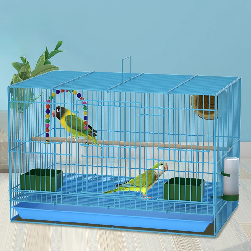 Outdoor Toys Feeder Bird Cages Backpack Stand Hut House Bed Bird Cages Box Stuff Vogelkooi Accessoires Bird Supplies RR50BN