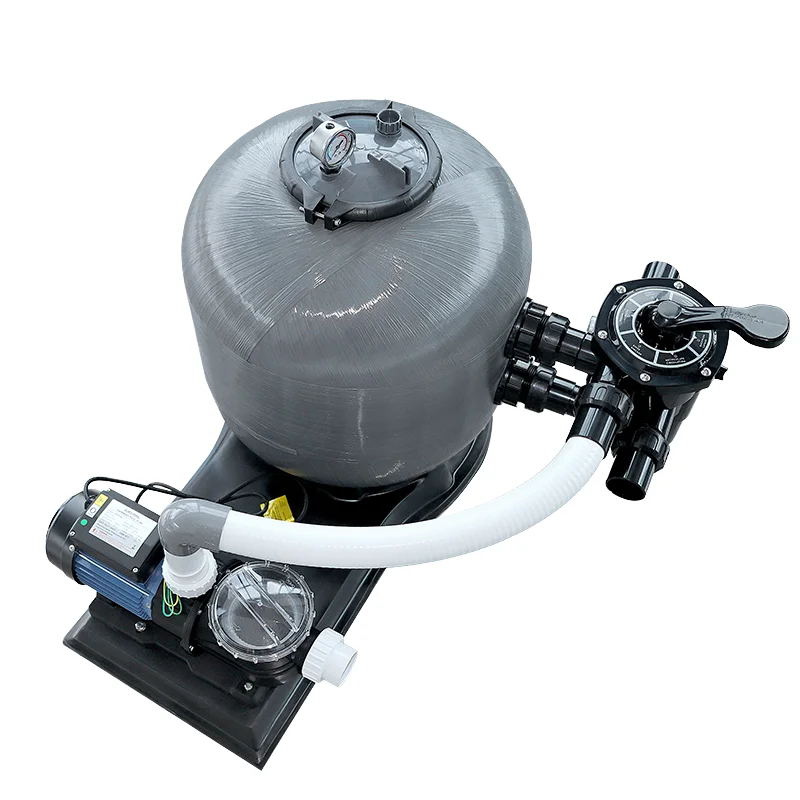 High Quality Fiberglass Above Ground Pool Combo System Featuring A Swimming Pool Pump & Sand Filter