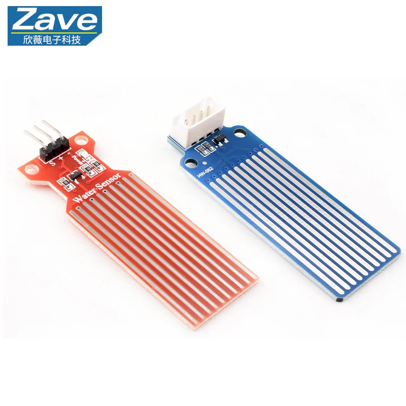Модуль-датчика-уровня-дождевой-воды-обнаружение-поверхности-жидкости-глубина-высота-для-arduino-красный-задняя-плата