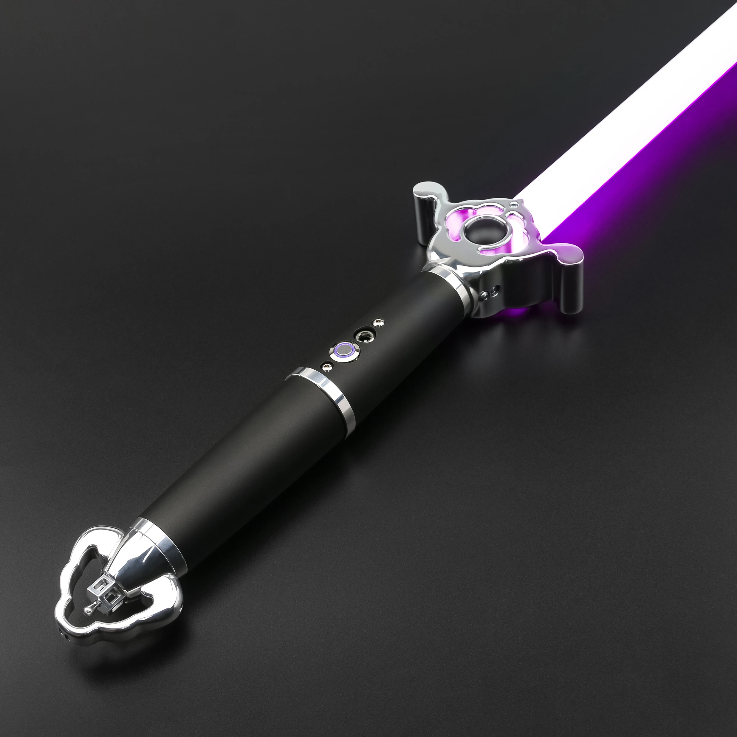 TXQSABER 50 % Rabatt auf Lichtschwert, glatte Schaukel, Metallgriff, schweres Duell, RGB, 12 Farben, Jedi-Laserschwert, Cosplay-Spielzeug, Geschenke