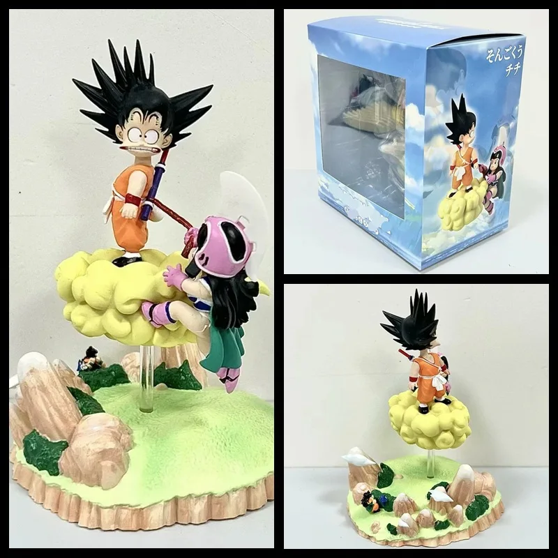 ฟิกเกอร์อนิเมะดราก้อนบอล Z ขนาด 8 ซม./3.14 นิ้ว โกคูและชิจิ ของสะสม โมเดลของเล่น ของขวัญ