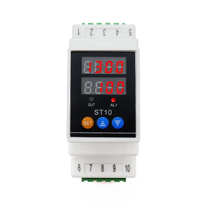 ST10 LED AC220V Digital Temperature controller PID Thermometer Alarm Output Thermocouple