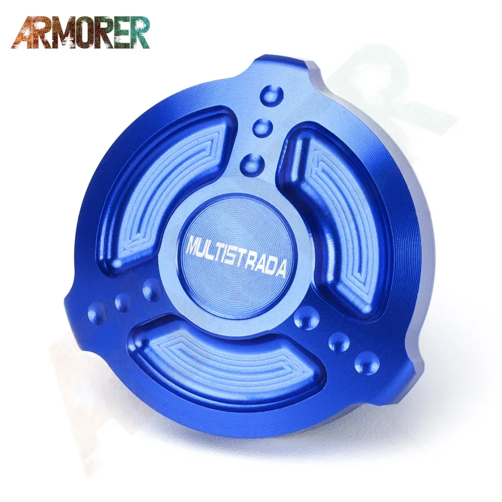 Accessori moto CNC In Alluminio Tappo Olio Motore Bullone Vite di copertura Per Ducati MULTISTRADA 1200/S 1200 1200S 2010 - 2023