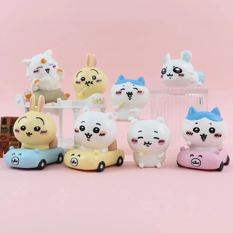 Chiikawa Blind Box  Eating Self-mockery Bear Blind Box Mocking Bear Usachi Yiikawa Car Decorations Figure Room Holiday Gift Toys