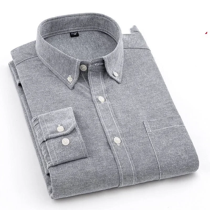 2023 Men's Clothing Spring Summer Autumn Thin Fashion Business Casual Formal Plaid Button Comfortable Turn-down Collar Shirts