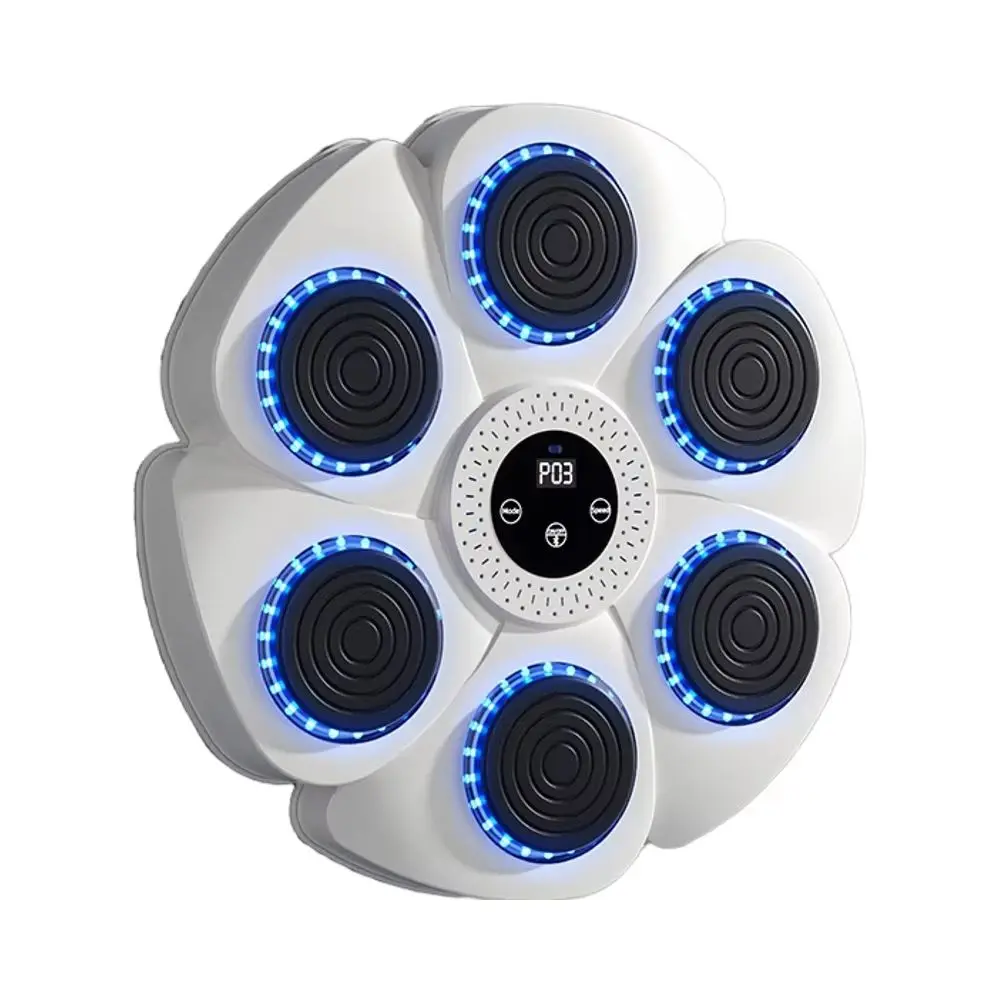 Boxing Machine Music Factory OEM Logo PU Material Electronic Smart Boxing Target Punching Machine Fitness Training Equipment