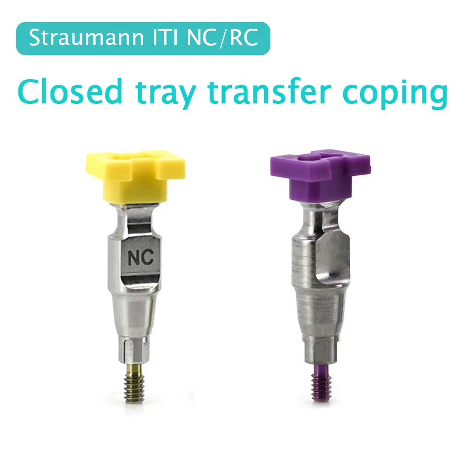 10pcs Closed Tray Transfer Coping for ITI Straumann Dental Impression Titanium CNC Machined Copings Lab OEM Factory Direct