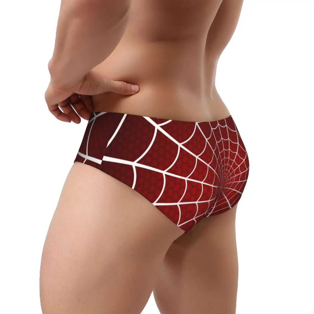 Custom Men The Amazing Spider-Man Men Brief Panties Male Stretch Underwear Underpants