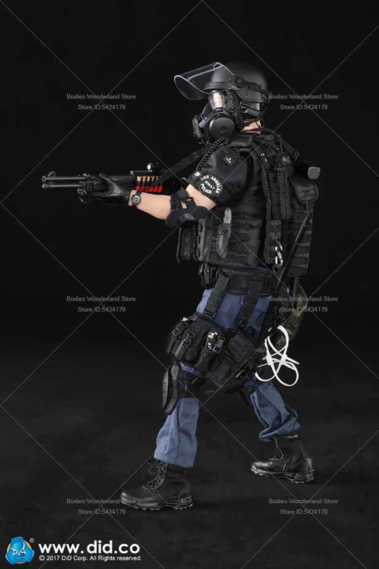 In Stock DID MA1008 1/6 Scale Male Soldier US Los Angeles Special Police 12Inch Full Set Action Figure Doll Collection