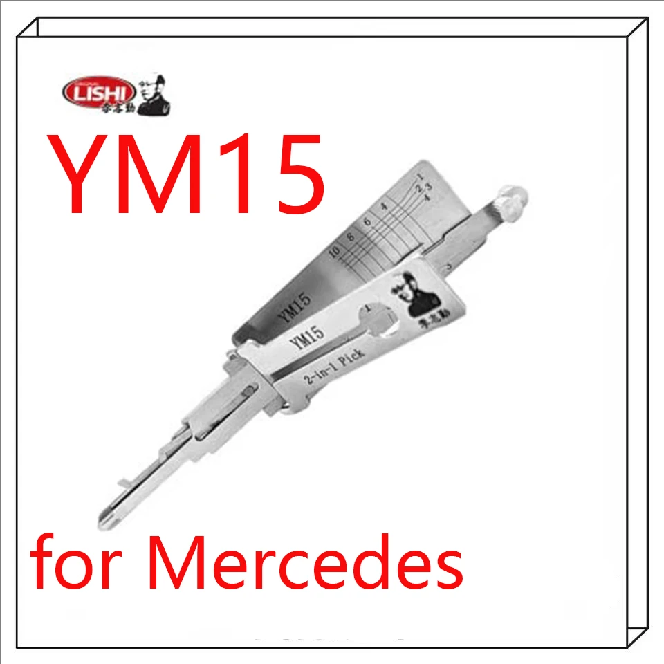NUEVO 2026 Lishi 2 en 1: Herramienta de Cerrajería para Decodificar y Abrir Cerraduras Mercedes Sprinter MB17/YM15