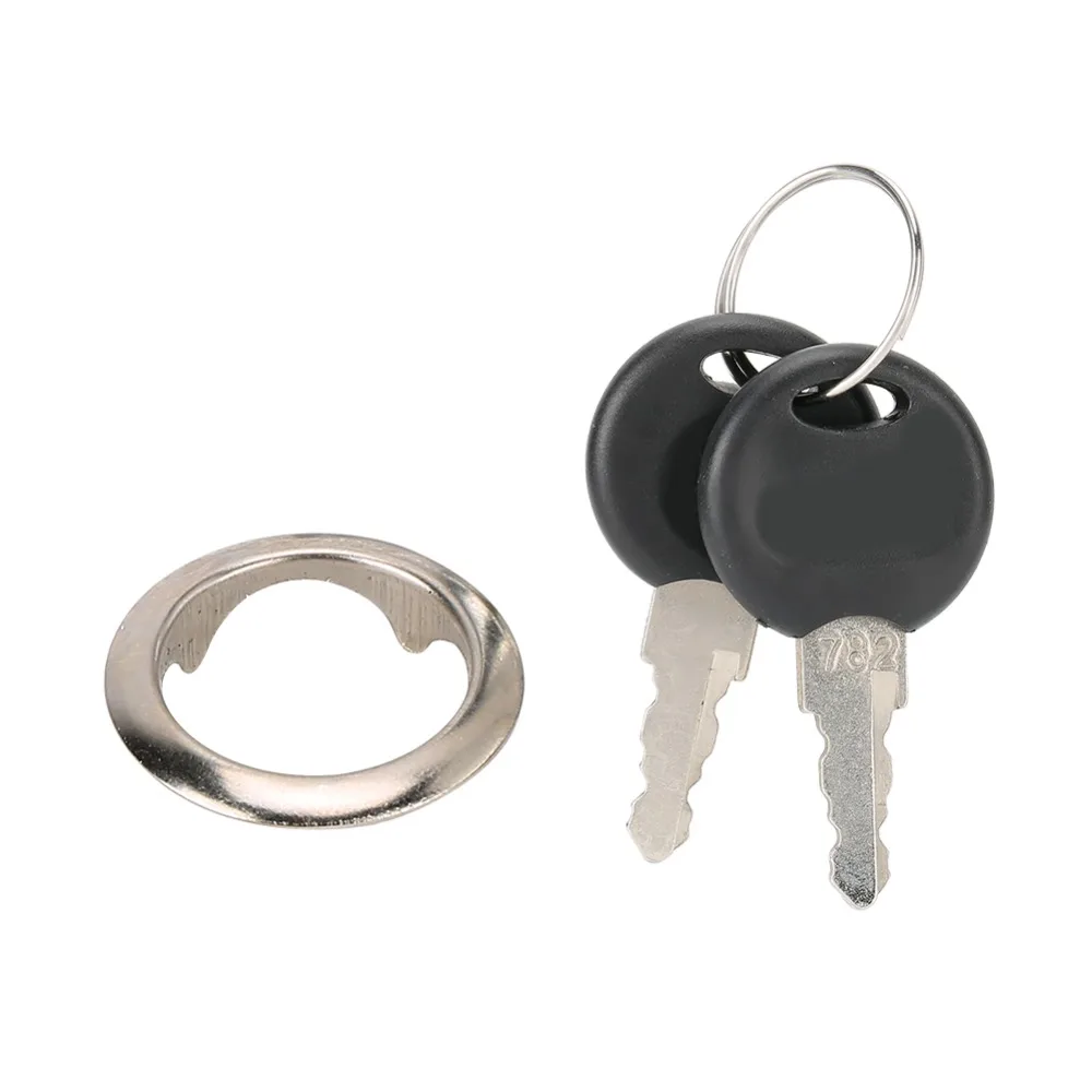 3pcs Security Zinc Alloy Drawer Lock Universal Silver Cabinet Lock Durable Cam Lock Home