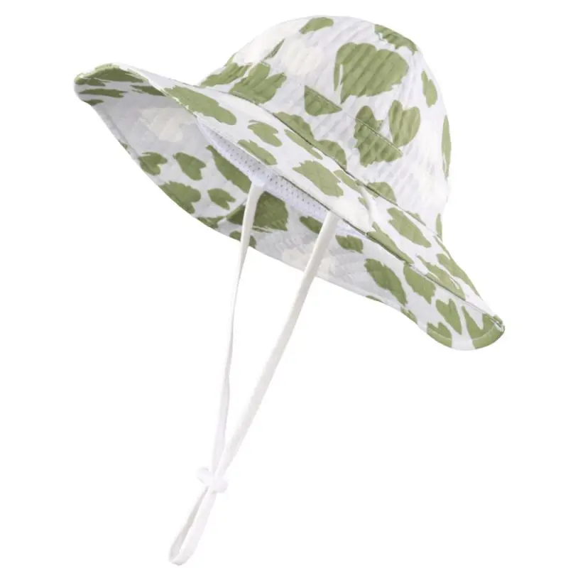 Children Candy Color Bucket Hat Summer Outdoor Kids Boy Girl Sun Hats Anti-UV Children Panama Fisherman Beach Cap