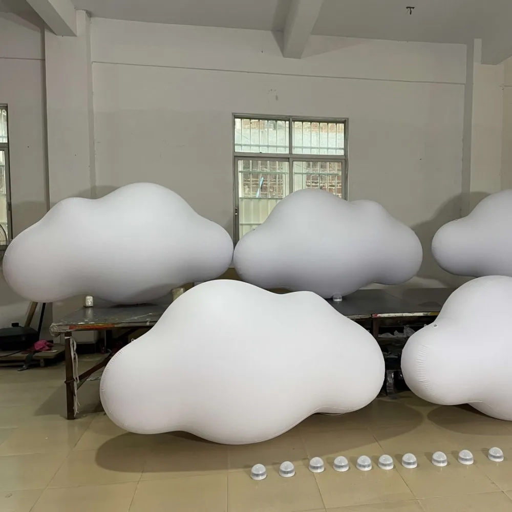 Hanging Cloud  1pc Inflatable  Balloon Inflatable Clouds Hanging Decoration For Party Event Show Exhibition Birthday