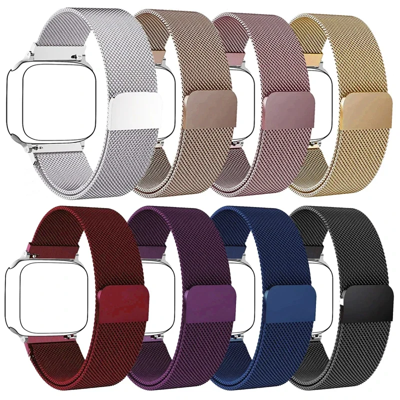 Milanese Loop For Apple Watch Band 44mm 40mm 45mm 41mm 38mm 42mm 49mm 45 mm belt bracelet iWatch series 7 se 3 5 6 Ultra 8 Strap