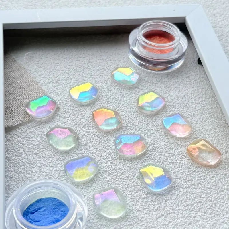 High-end Chameleon Magic Mirror Powder Manicure Super Bright Gold Mirror Silver Delicate Bronze Gold Glitter New Nail Decoration
