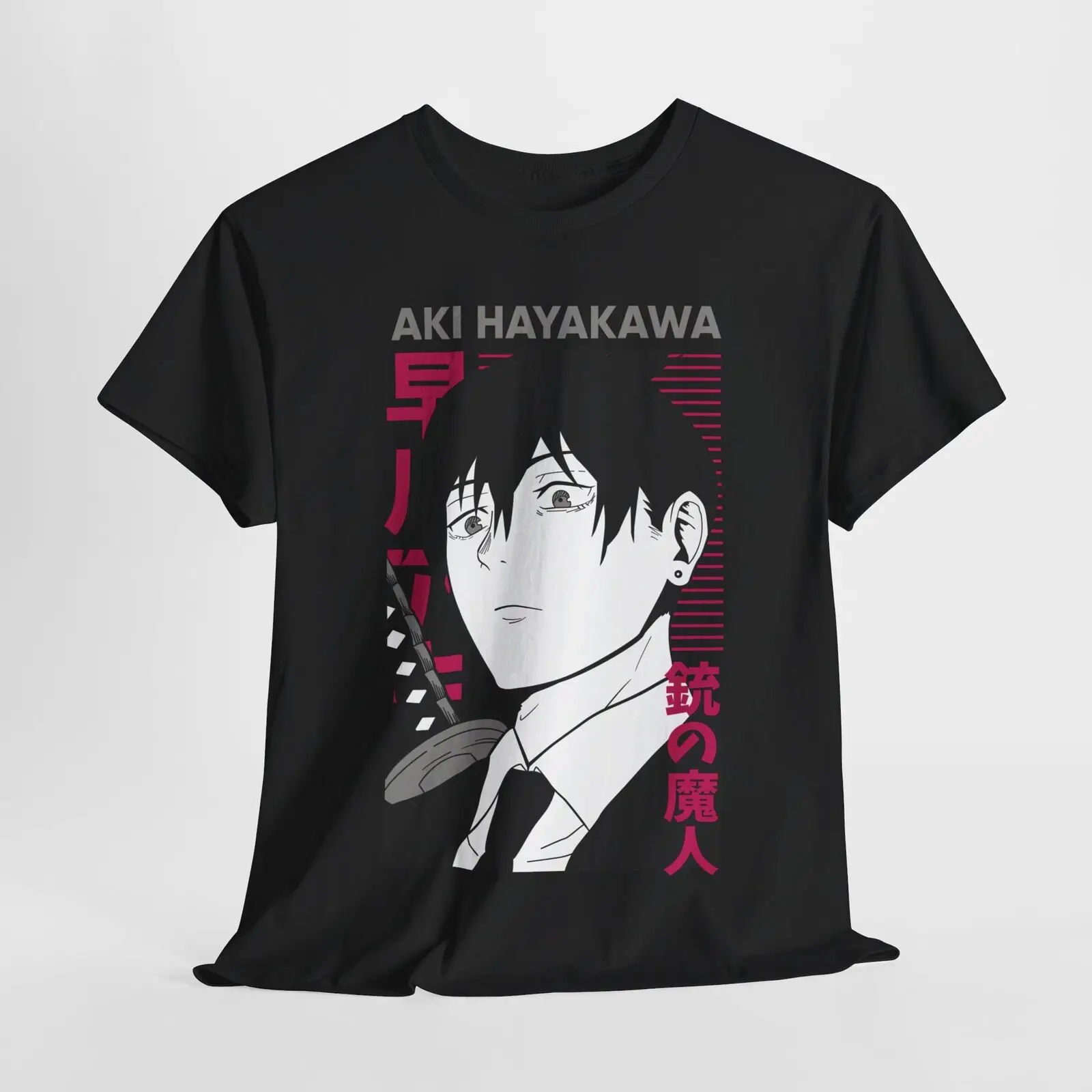 

Aki Hayakawa Chainsaw Man Shirt Anime Tee T-Shirt Pochita Manga Otaku Makima CSM