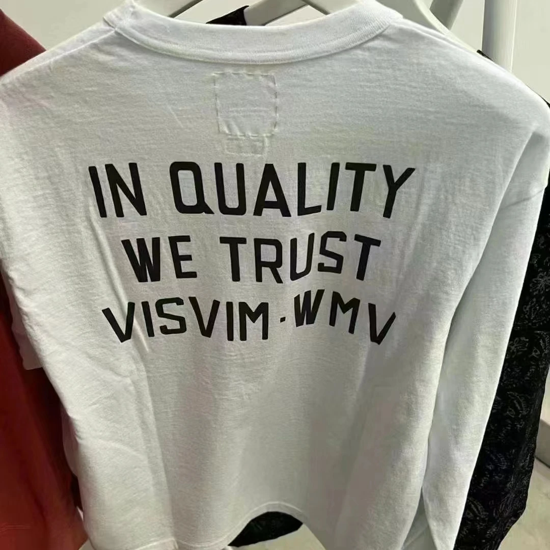 

VISVIM 23SS JUMBO TEE L/S F.I.L. Printed Long Sleeve Cotton Crew Neck