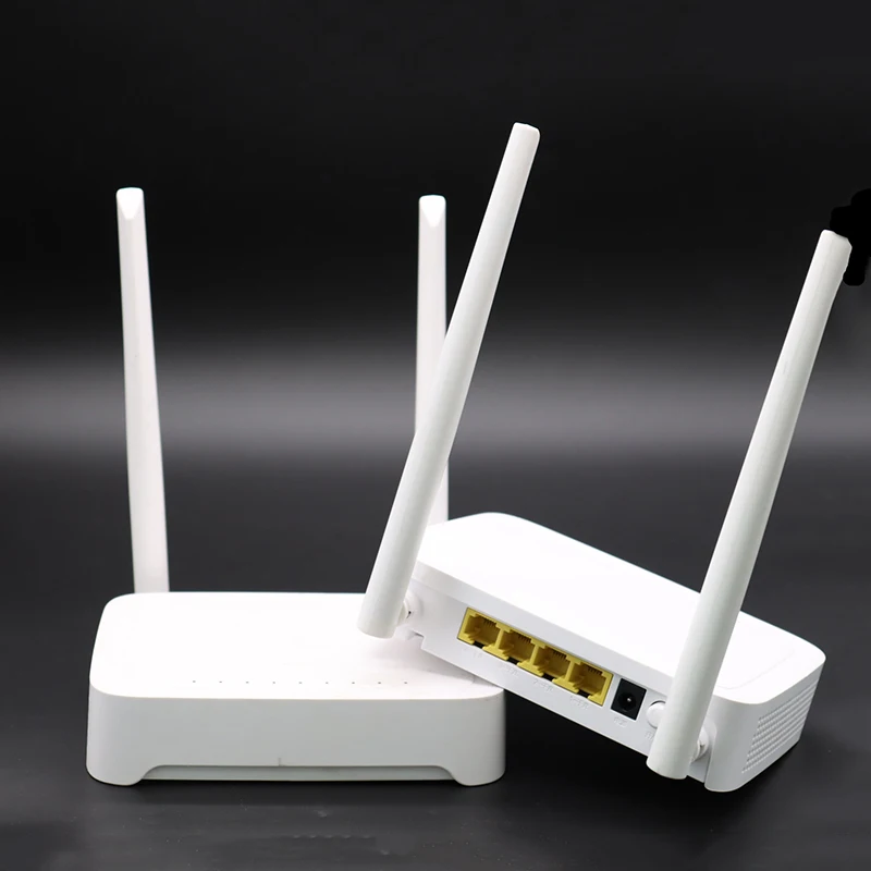 H3-2S GPON ONU 4GE +2USB Dual Band 2.4G&5G AC Wifi 5  Antenna  Fiber Modem ONT Second Hand Free Shipping