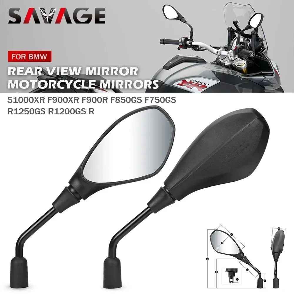 Rearview Mirror For BMW R1250 GS R1200 S1000XR F900XR F900R F850GS F750GS R 1250 GS Motorcycle Accessories Side Rear View Mirror