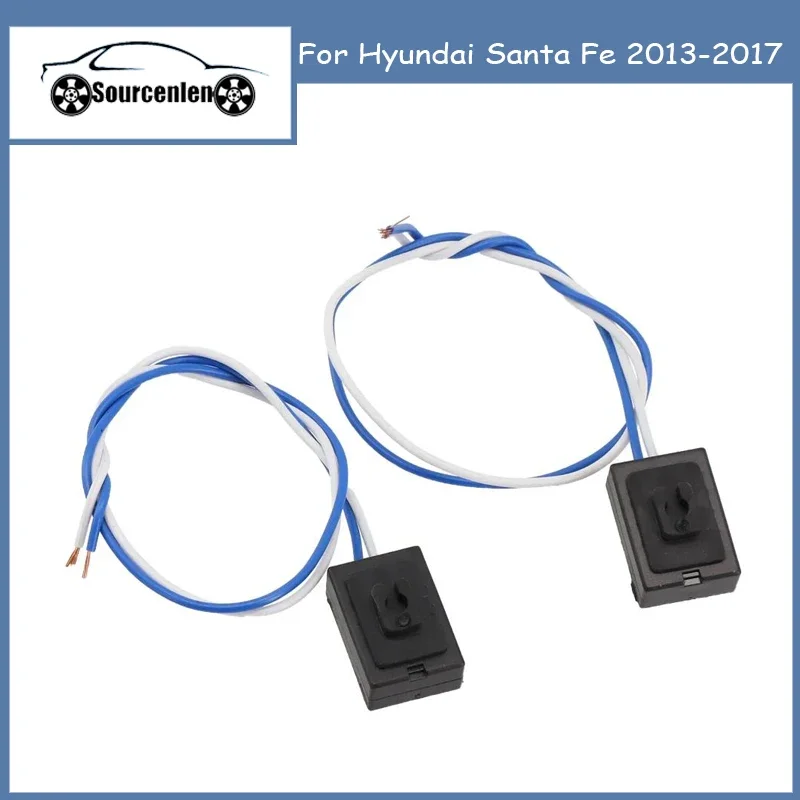 

2Pcs Front Exterior Door Inductive Handle Small Button For Hyundai Santa Fe 2013-2017 826512W710 826612W710