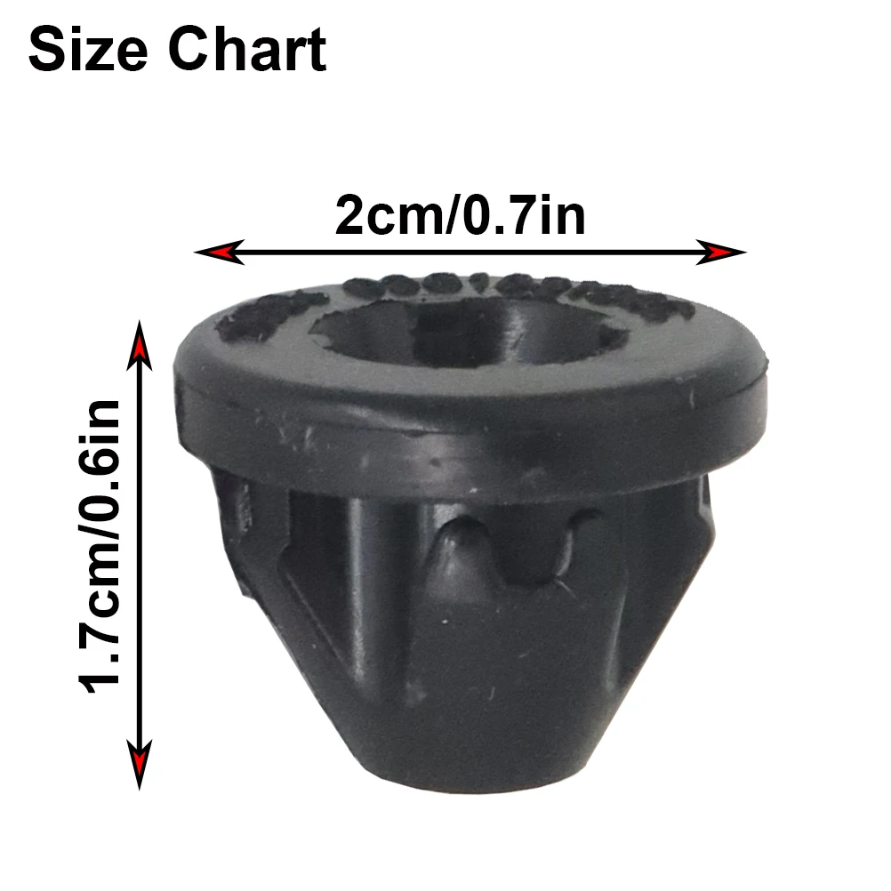 6 Pcs For Audi A3 A4 A6 Skoda Octavia VW Polo Golf Jetta Seat Car Engine Cover Grommet Pulg Socket OE# 03G103184 Car Replacement