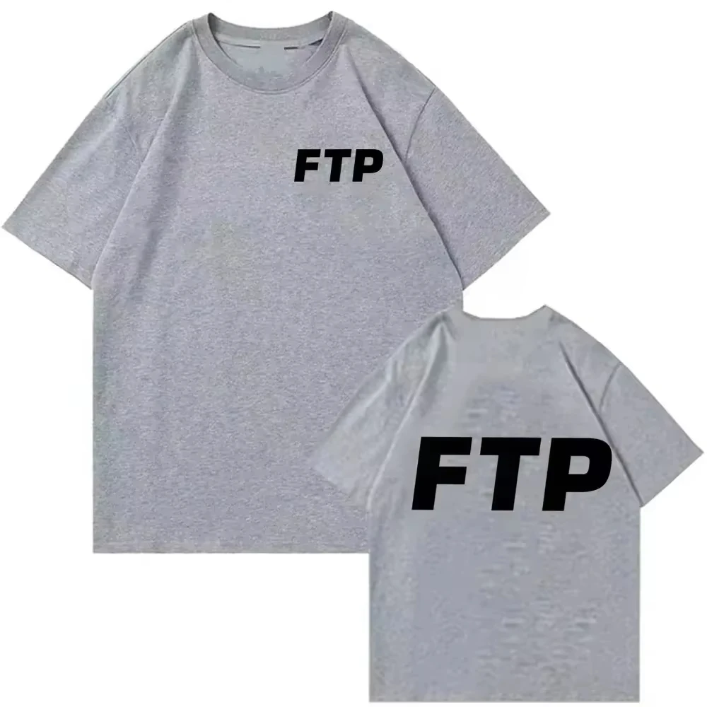 2026 New Ftp Printed T-shirt Men's Clothing and Women's Harajuku Rap Styles Music Short Sleeve Casual Clothes Summer New T Shirt view 4