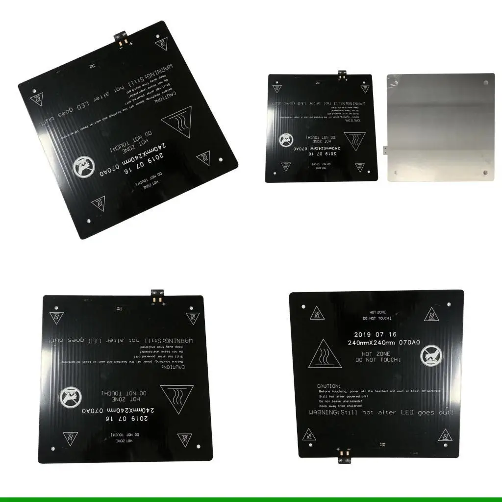 

U55C -принтер DIY 24V 140W Алюминиевая платформа для печати DIY Таблица 240x240x3mm