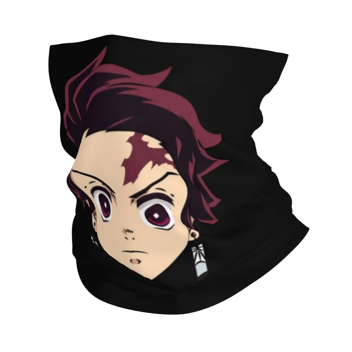 

Demon Slayer Anime Cartoon Bandana Neck Cover Printed Balaclavas Wrap Scarf Warm Headwear Running Unisex Adult All Season