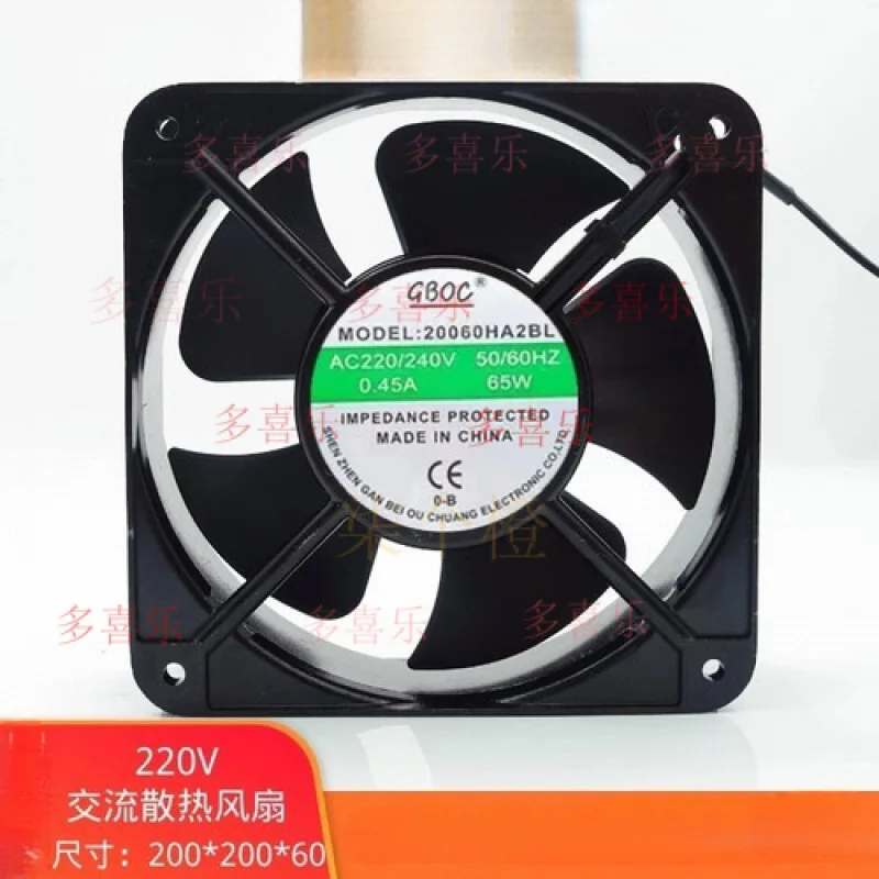 

EE for GBOC 20060HA2BL AC220V/240V 0.45A 65W Axial Cooling Fan